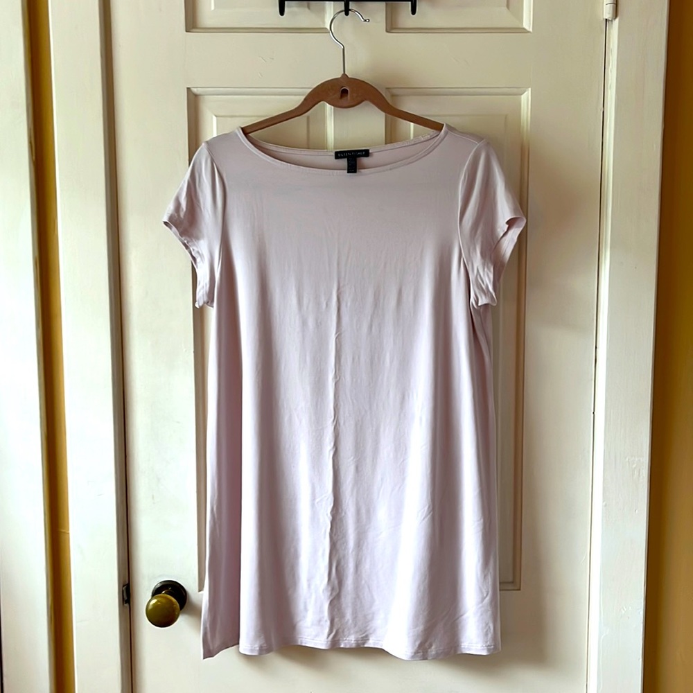 Eileen Fisher tunic - shell pink.